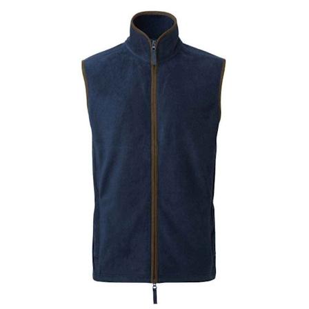 Premier Artisan Fleece Gilet 3XL Marinblå/Brun Navy/Brown 3XL