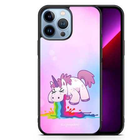 Bjornberry Skal iPhone 13 Pro Max - Kräkande Enhörning