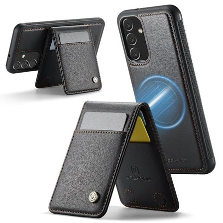 (Til Samsung A54 5G) Aftageligt telefonpung-etui med RFID-blokering og magnetisk stativ