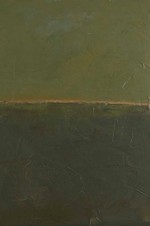 Malerifabrikken - Design maalaus / Edge Green / 80x100 Cm - Vihreä - Taulut - - Homeroom