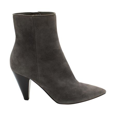 Gianvito Rossi Pre-owned Gianvito Rossi Pointed Toe Ankle Støvler in Grey Suede Grå, Dame, Størrelse: 36 EU