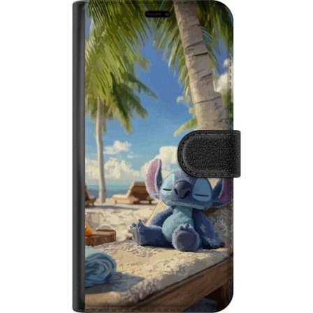 Kompatibelt Plånboksfodral till Xiaomi Xiaomi 15 Disney Stitch kramar sköldpadda tropisk strand