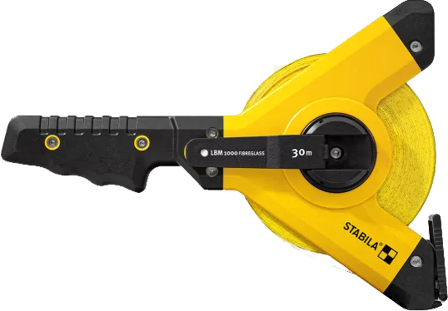 Stabila LMB1000 Mätband glasfiber 30 m, Mätinstrument