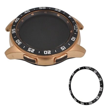 Samsung Galaxy Watch (46mm) med elegant ram - Svart