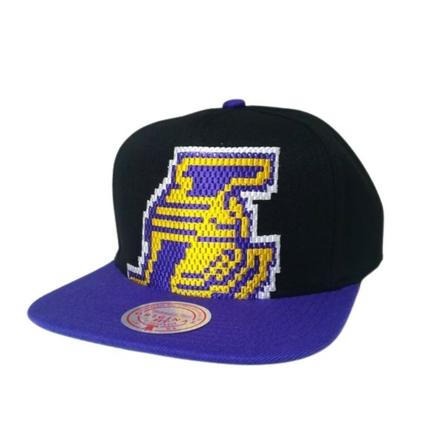 Mitchell & Ness, Caps Zwart, Heren, Maat:ONE Size