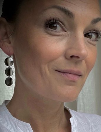 Bud to rose Capri Hook Earring Silver - Silver - ONE SIZE