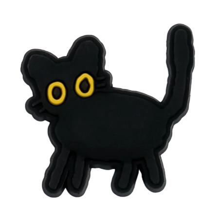 1 stk PVC Katte Charms til Clog Spænde Dollar Blad Sko Dekorationer Klips Tilbehør til Mænd Børn Favoritgaver Passer Armbånd Gave 263-32