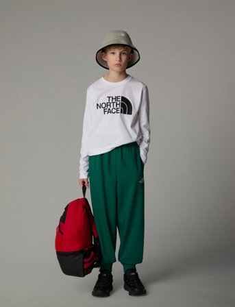 The North Face Teen Easy Ls Tee - White - 130-141