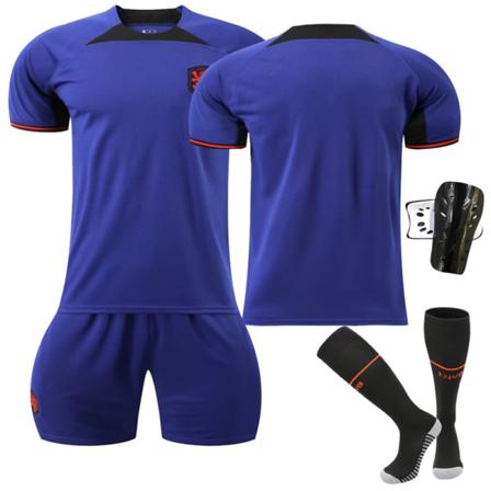 2022 Qatar World Cup Holland Borta Fotbollströja Set 20