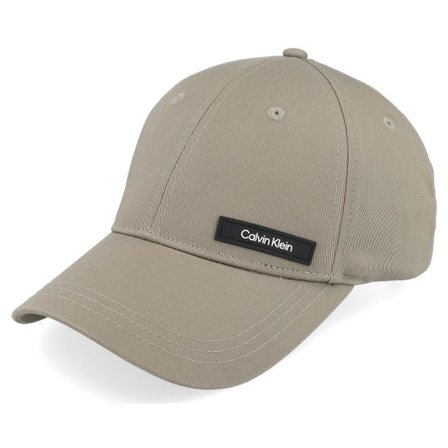 Calvin Klein - Beige adjustable Keps - Essential Patch Cap Brindle @ Hatstore
