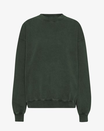 Organic Oversized Crew - Midnight Forest XL