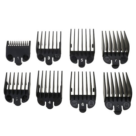 8st Universal Hårklippare Gränskam Guide Fäste Storlek Barberare Ersättning