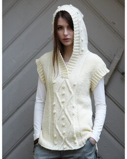 Neuleohje Naisen huppupusero-Svarta Fåret