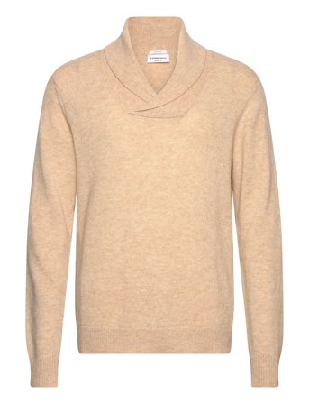 Lindbergh | Lambswool L/S Shawl Collar Knit | S