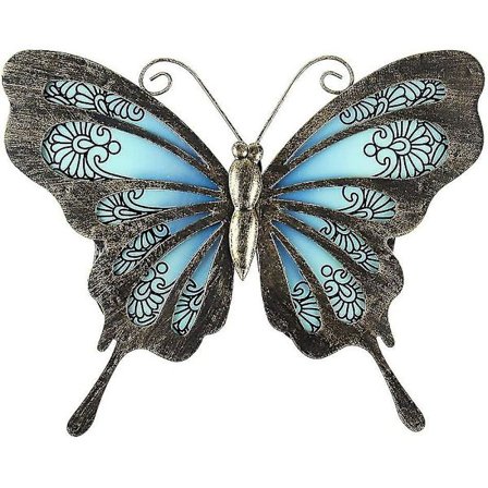 Metallinen Perhonen Seinäkoriste Ulko- ja Puutarha-Aita Koristeet Riippuva Lasikoristeet