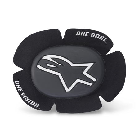 Knieschleifer Alpinestars GP Sport Evo Schwarz/Weiß Einheitsgröße