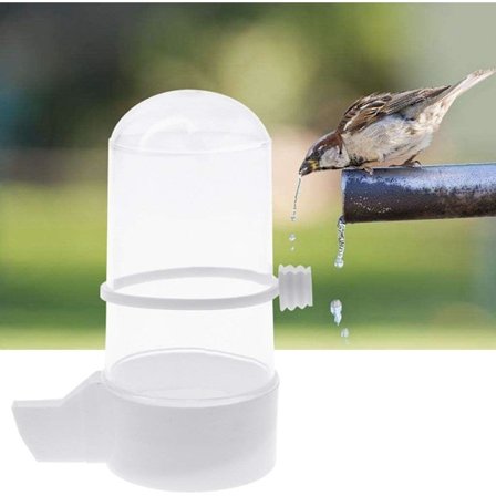 Drinkerfugl Vandbeholder, Foderdispenser Budgie Kanarie Fink Durable