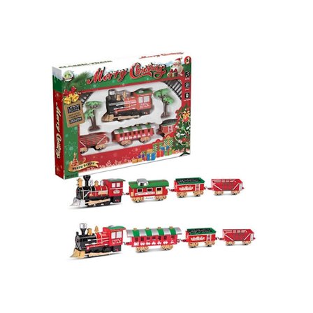 Elektrisk togbanesett Juleleker Klassisk togbanesett [D]
