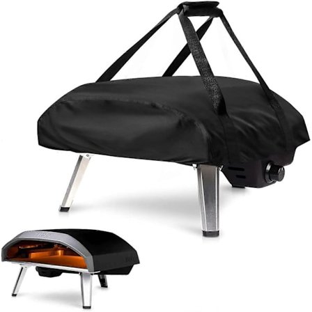 Ooni Koda 16 Pizzaovn Dæksel, Vandtæt og Vejrbestandigt, Bærepose, Pizzaovn Tote - Sort (66 x 60 x 22 cm) [DB]