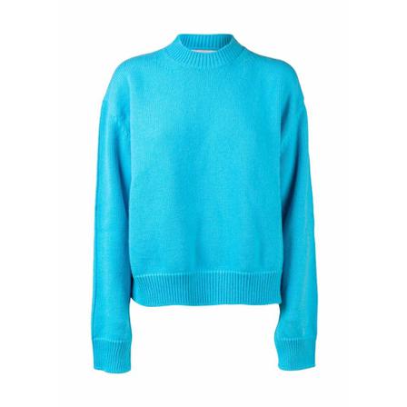 Laneus, Round-neck Knitwear Blauw, Dames, Maat:S