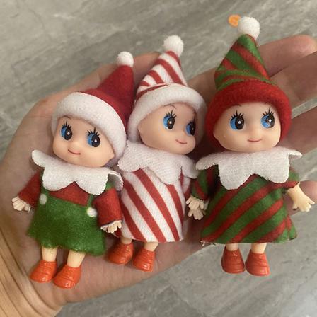 3st Creative Christmas Elf Baby Doll Oranments God Jul