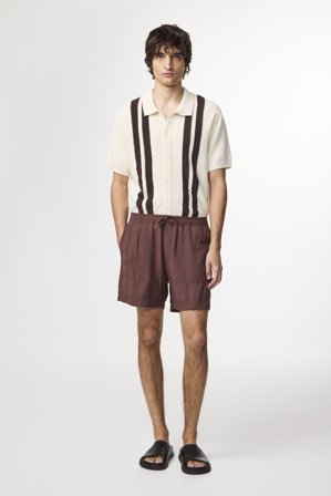 Ryder 5971 Shorts Herr Brun Tencel Blanding