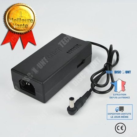 Strømforsyning - TD - 96w - 12-24V - Kompatibel med bærbare computere - Sort