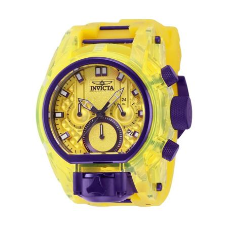 Invicta Watches, Anatomic 40298 Quartz Watch - 45mm Żółty, unisex, Rozmiar: ONE Size