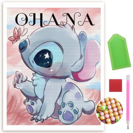 Sarjakuvaeläimet Timanttimaalaussarjat aikuisille DIY Timanttimaalaus Jalokivitaidesarja Maalauksia timanteilla Jalokivitaide ja askartelu Kodin 