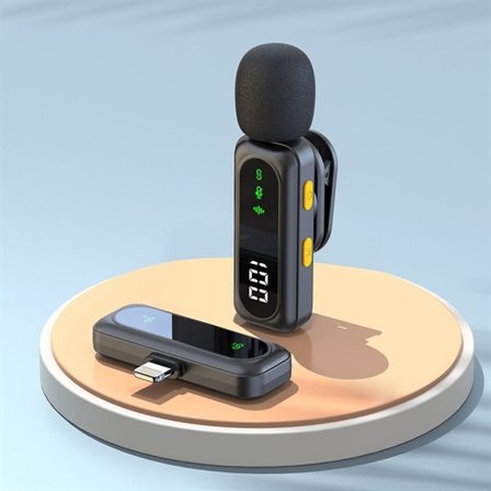 Trådlös lavaliermikrofon med Lightning-mottagare
