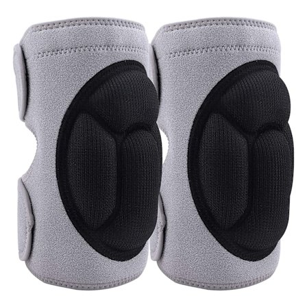 Polvisuojat työhön, harmaat suojaavat puutarhapolvisuojat, liukumattomat - L