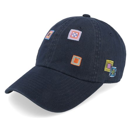 American Needle - Blå unconstructed Kasket - Frank Lloyd Wright Slouch Navy Dad Cap @ Hatstore