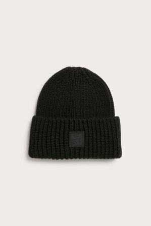 Kappahl | Ribbestrikket lue | Svart