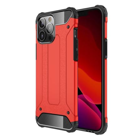 Iphone 13 Pro Max - Shockproof Armor Hybrid Skal - Röd