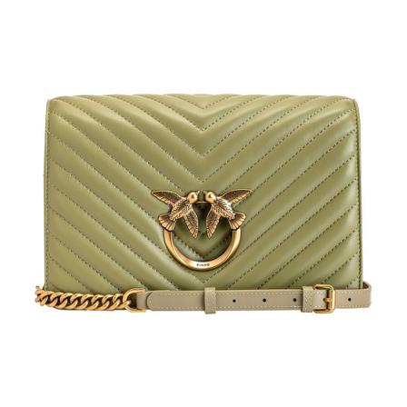 Pinko, Shoulder Bags Zielony, Kobieta, Rozmiar: ONE Size