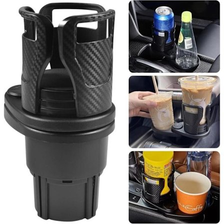 Yleismallinen säädettävä auton ilmastointiaukon mukiteline, yhteensopiva juoma- ja kahvikuppien kanssa