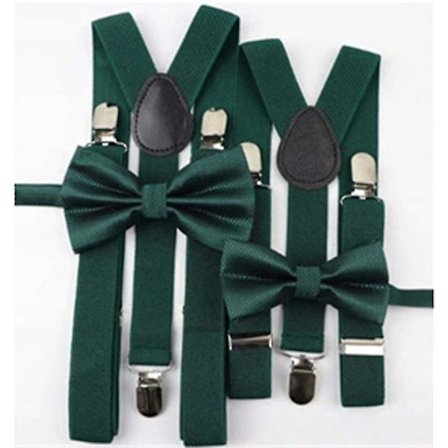 25mm Herrbandset med fluga för vuxna män