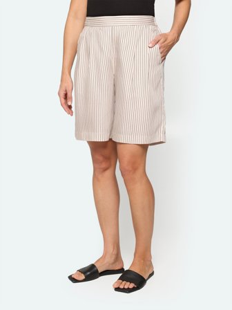 JENSEN - Shorts - Beige - Nåletribet