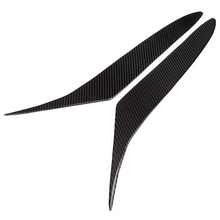 Hodelykt øyenbryn karbonfiber frontlykt øyelokk trim klistremerker passer for Mazda RX8 Coupe 2004-2008