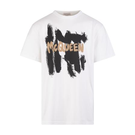 Alexander McQueen T-Shirts Hvid, Herre