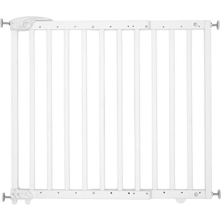 Badabulle Deco Pop -turvaportti - Laajentuva este 63-106 cm avaamiseen - Ruuvikiinnitys, valkoinen
