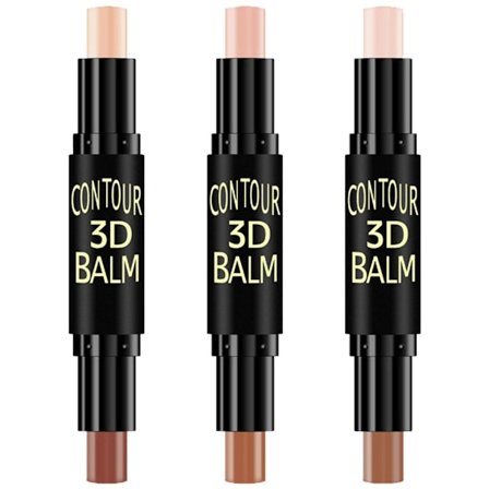 Dubbelsidig highlighter och contouring stick - makeup concealer set KLB