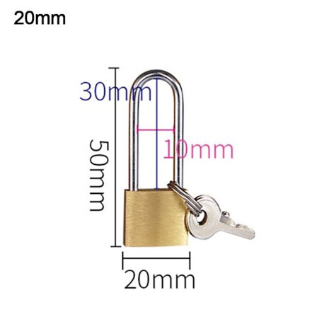 Kopparhänglås Kopparlås 20MM