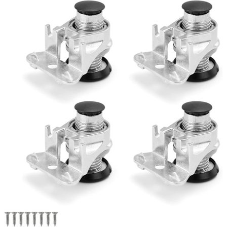 Justerbara möbelben, 4 st möbel justerbara ben, möbelnivå, justeringsområde 0-25 mm, lämplig för garderober, bord, skåp