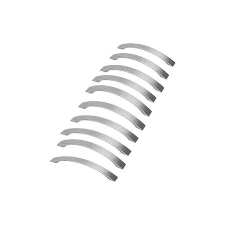 10 kappaleen keittiön kaappien vetimet - kromi - Harjattu nikkeli ovenkahvat keittiön kahva ruostumaton teräs keittiön kahva keskietäisyys 96mm KLB