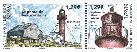 Saint Pierre og Miquelon - Fyrtårn - Postfrisk sæt 2v