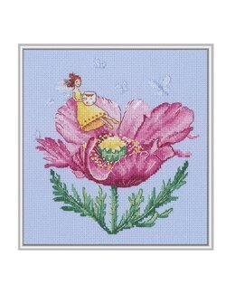 Broderikit Tavla Blomster Älvan - RTO