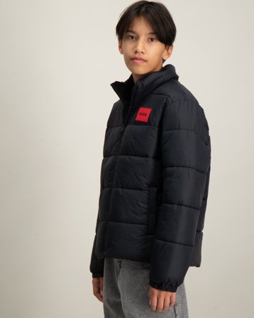HUGO PUFFER JACKET Svart Jackor Kille - Kids Brand Store