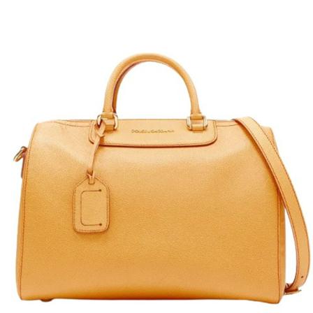 Dolce & Gabbana Pre-owned, Pre-owned Leather handbags Oranje, Dames, Maat:ONE Size,leer