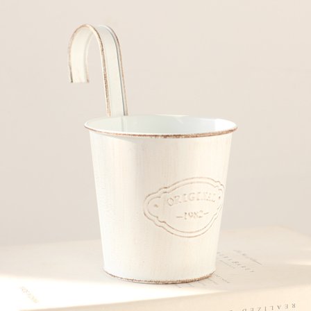 1 kpl Vintage-tyyliset peltiset riippuvat kukkaruukut kasviruukut parvekkeelle